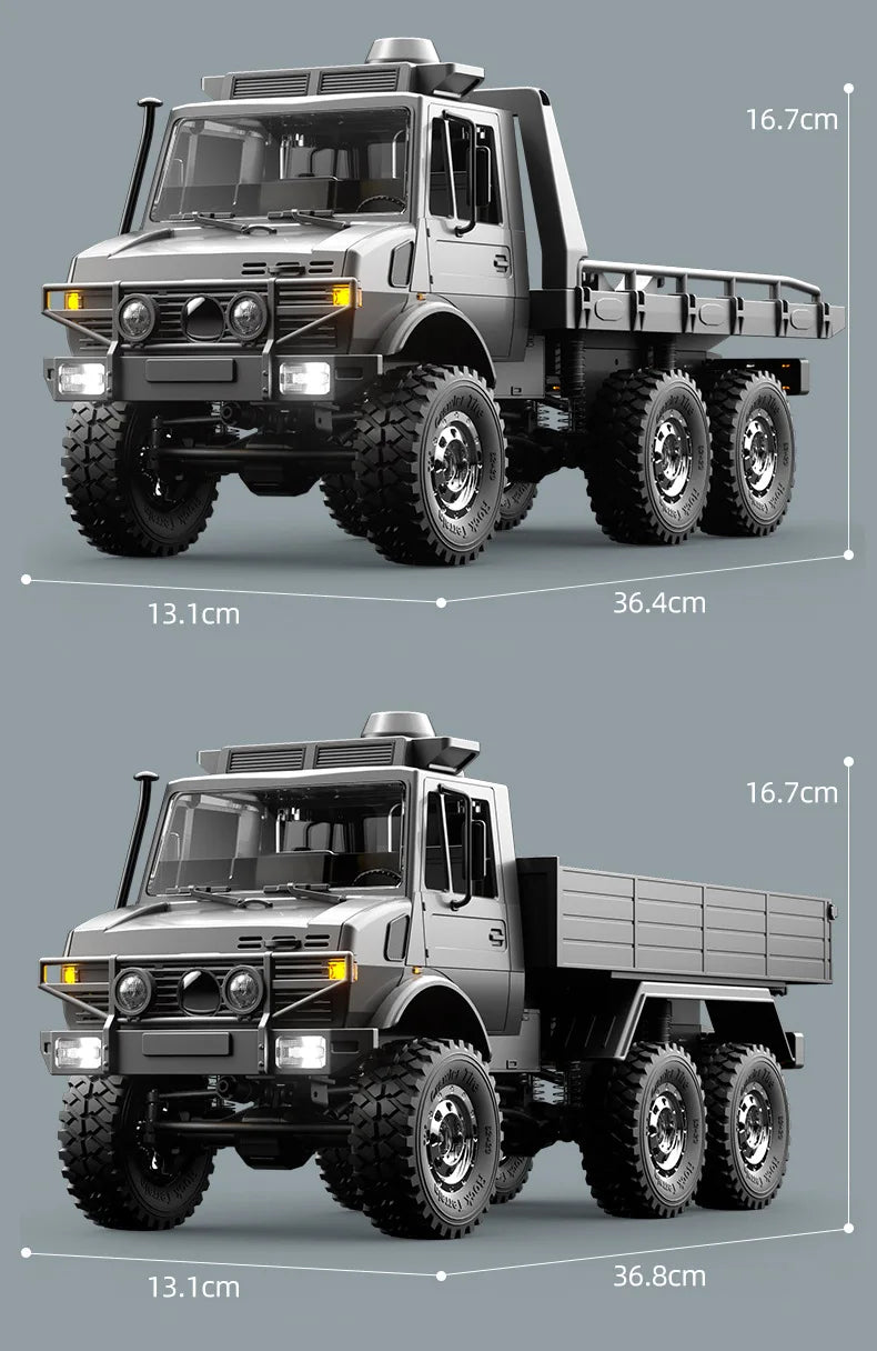 JJRC C8823 Rc 1:18 Scale Remote Control Off-Road Car Six-Wheel Drive Climbing Toy Full Proportion Rc Truck Toy Boys Gift
