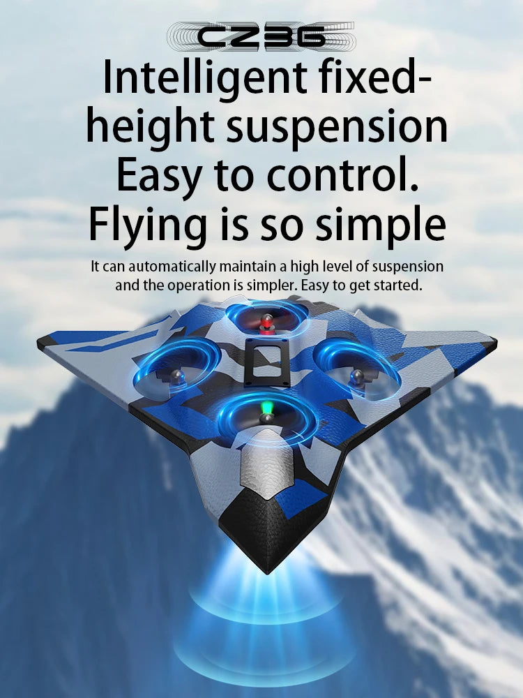 CZ36 Foam RC Aircraft Stunt Surround Upgraded Glider, Multi - player Interactive Toy Capable of Throw - to - Fly