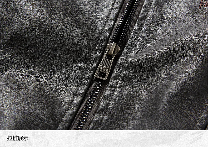 Business Slim fit Leather Bomber Jacket Men Slim Leather Flight Jacket Black Pilot Coat High Quality Man Fur collar Warm Jackets