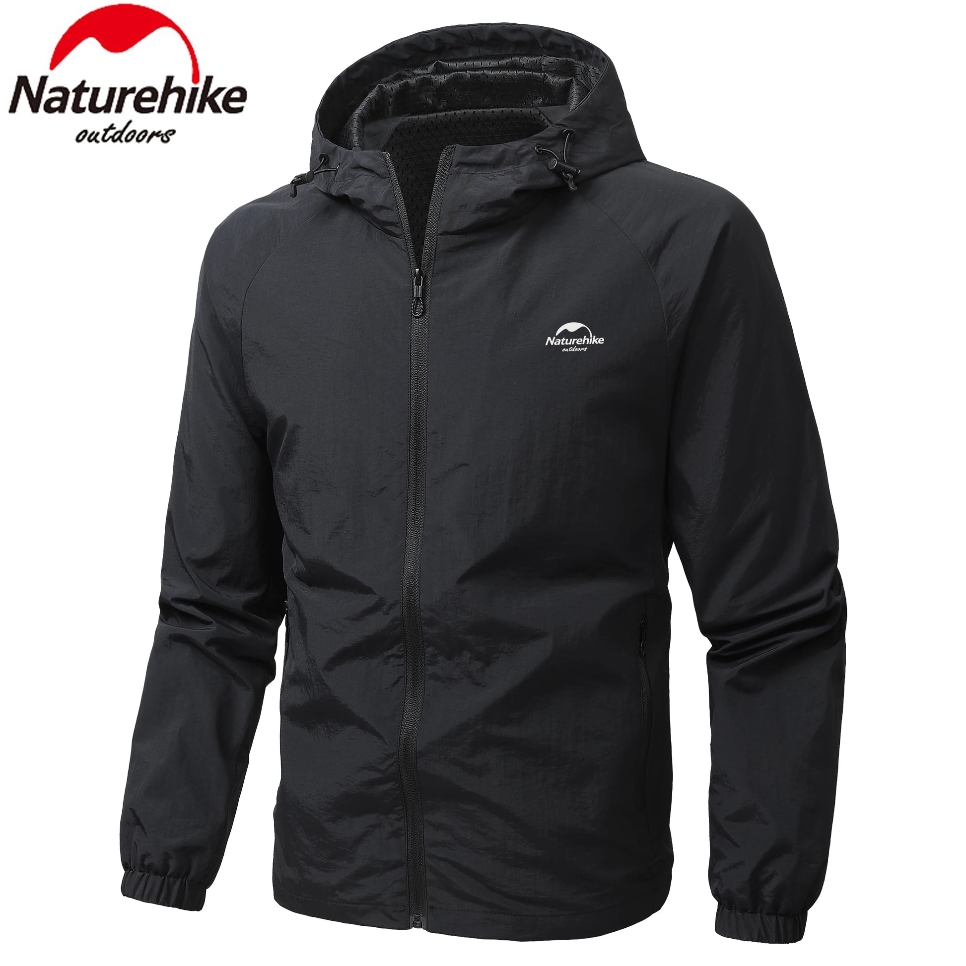 Naturehike Windbreaker Men Tactical Jacket Waterproof Outdoor Hooded Coat Sports Military European Field Climbing Thin Outwear