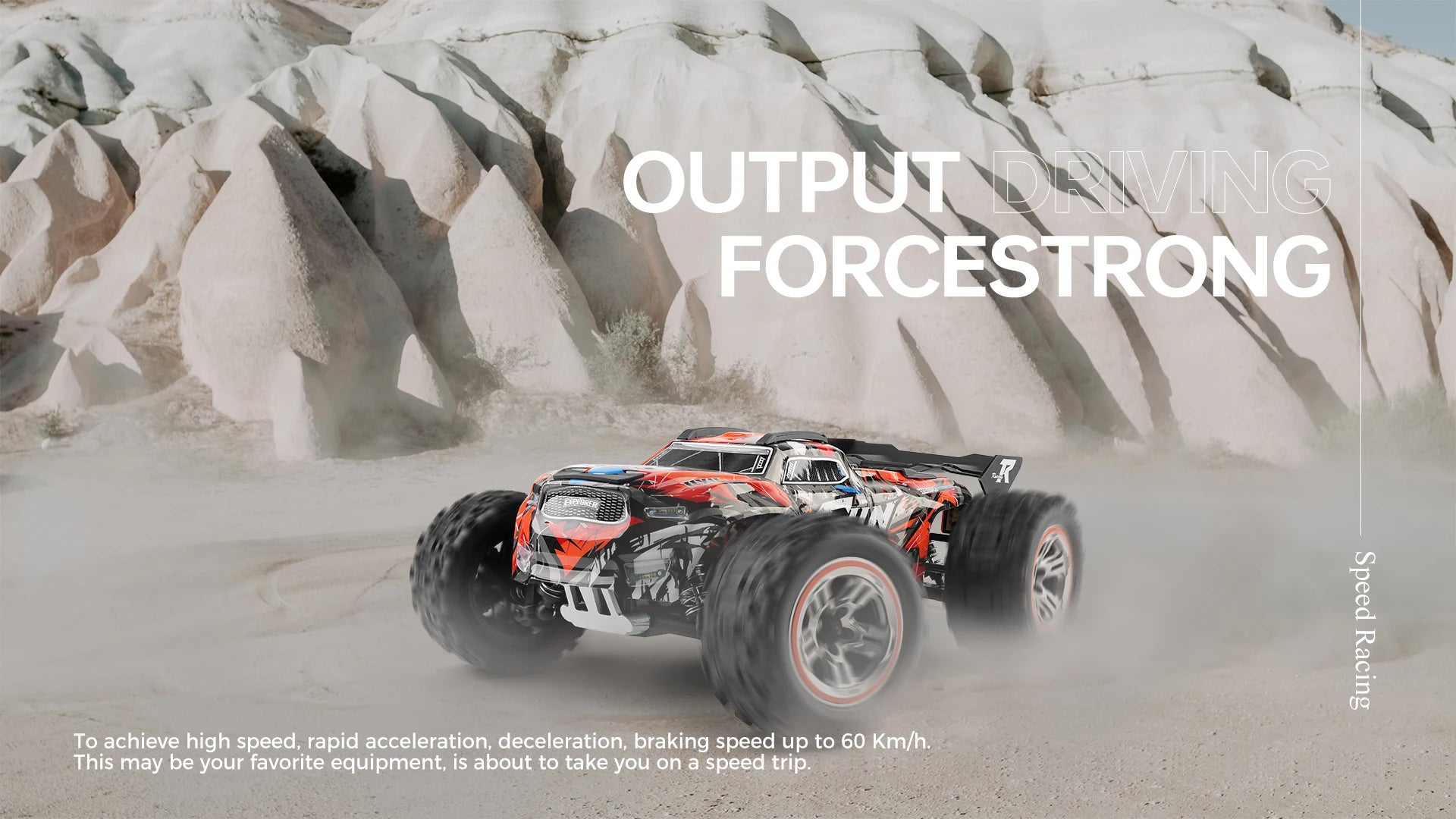 Wltoys 184008 1/18 Scale 2.4G RC Car Brushless Motor ESC 4WD Off-Road High Speed 60Km/H 3-in-1 Racing Toy for Boys