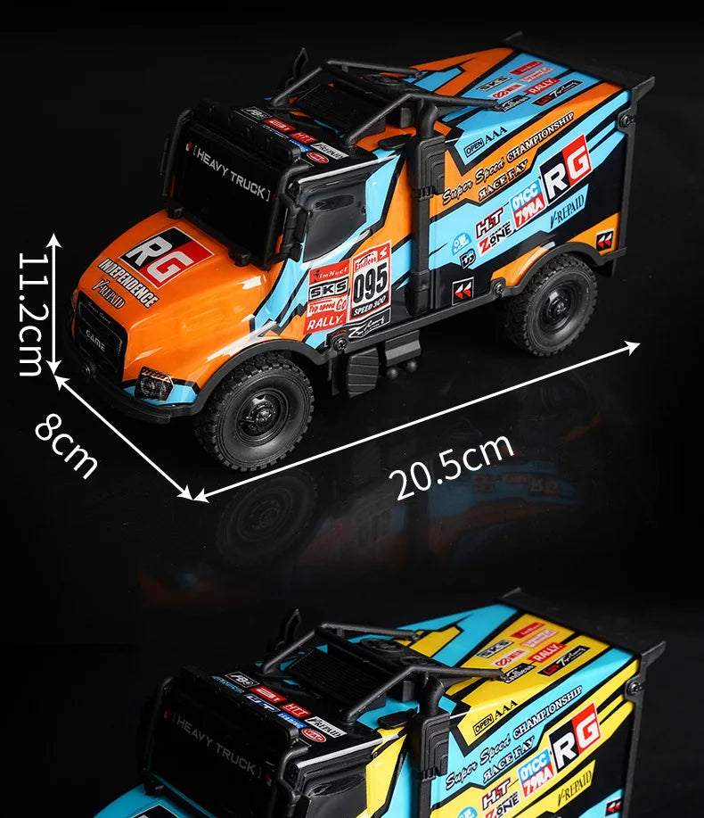 Remote Control Heavy Duty Race Trucks Rally Inspired Climbing Off-Road Vehicle With Lights Electric Models Kids Birthday Gifts