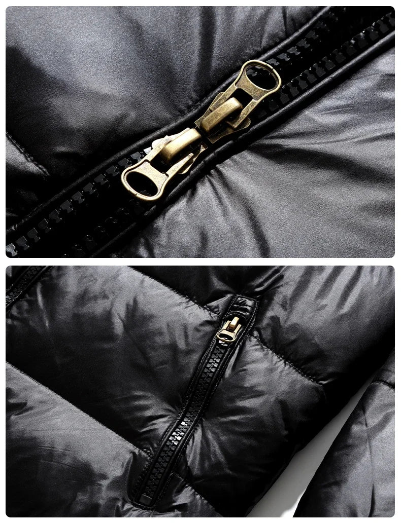 2024 New Men's Short Down Jacket Korean Style Trendy Winter Coat Fashionable Stylish Warm Puffer Jacket