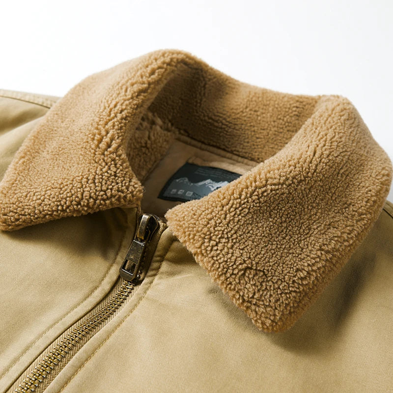 Men's Cotton Winter Clothes New Thick Casual Cotton-padded Men Clothing Lapel Warmth Thick Down Jacket Youth Thick Down Jackets