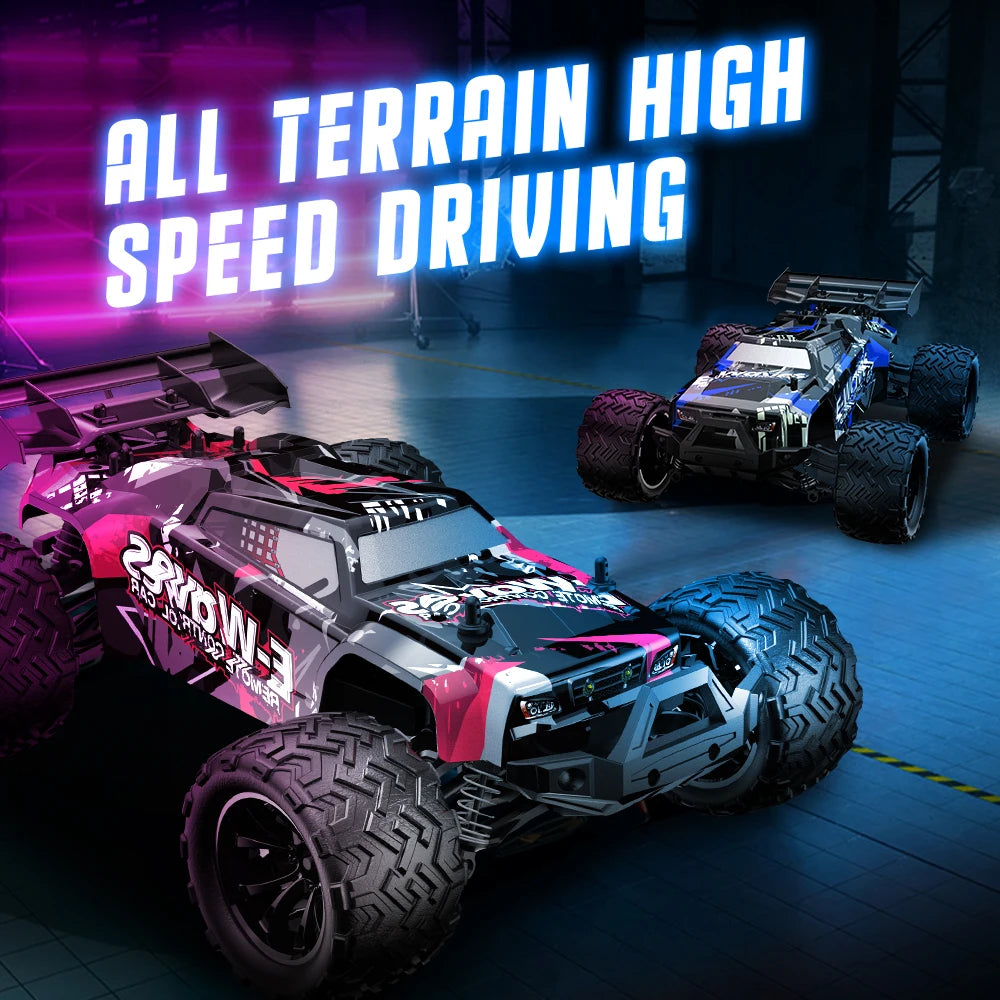 1:14 4WD RC Car Toy - 4x4 Off Road Drift Racing, 45KM/h Super Brushless High Speed - Waterproof Remote Control Truck for Kids