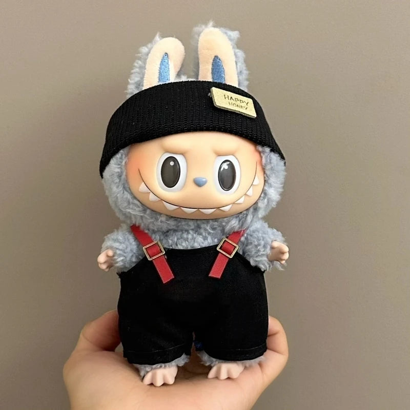 Labubu Doll Clothes Set for V1/V2 Ropa Labubu Dolls Strap Pants Set Cute Skirt Overalls Accessories Children's Toy Gifts