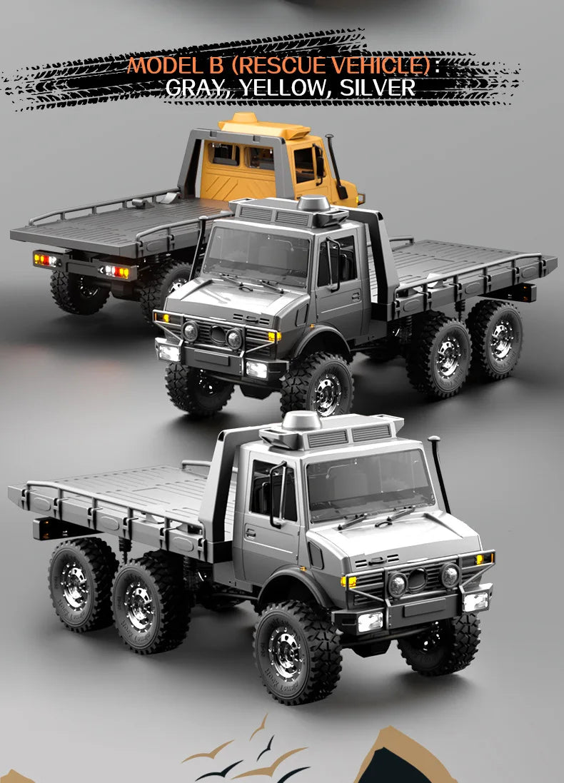 JJRC C8823 Rc 1:18 Scale Remote Control Off-Road Car Six-Wheel Drive Climbing Toy Full Proportion Rc Truck Toy Boys Gift