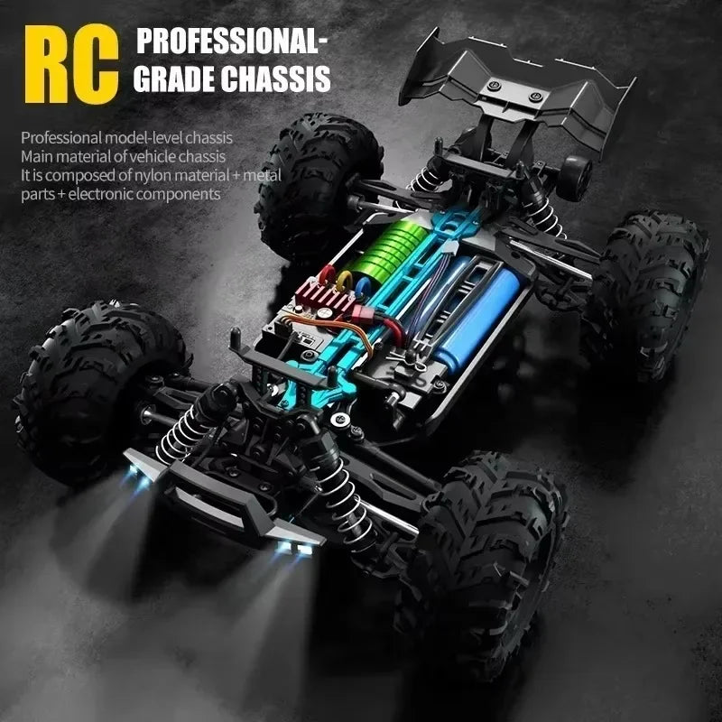 SCY or JJRC Q130 70KM/H 60KM/H 50KM/H  4WD RC Car with LED Remote Control Cars High Speed Drift Monster 4x4 Truck Rc Cars 144001