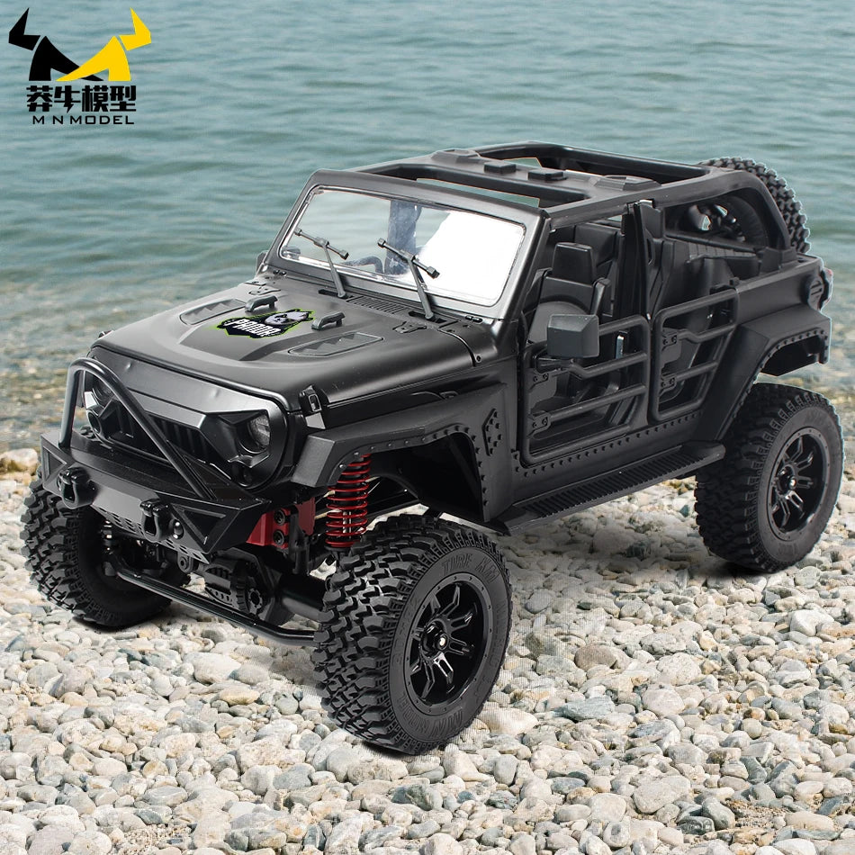 MN MODEL 1:12 Panda RC 4X4 Diving Wading Off-road Car Rock Crawler All Terrain Vehicle Buggy SUV Climbing Truck Toy for Adult