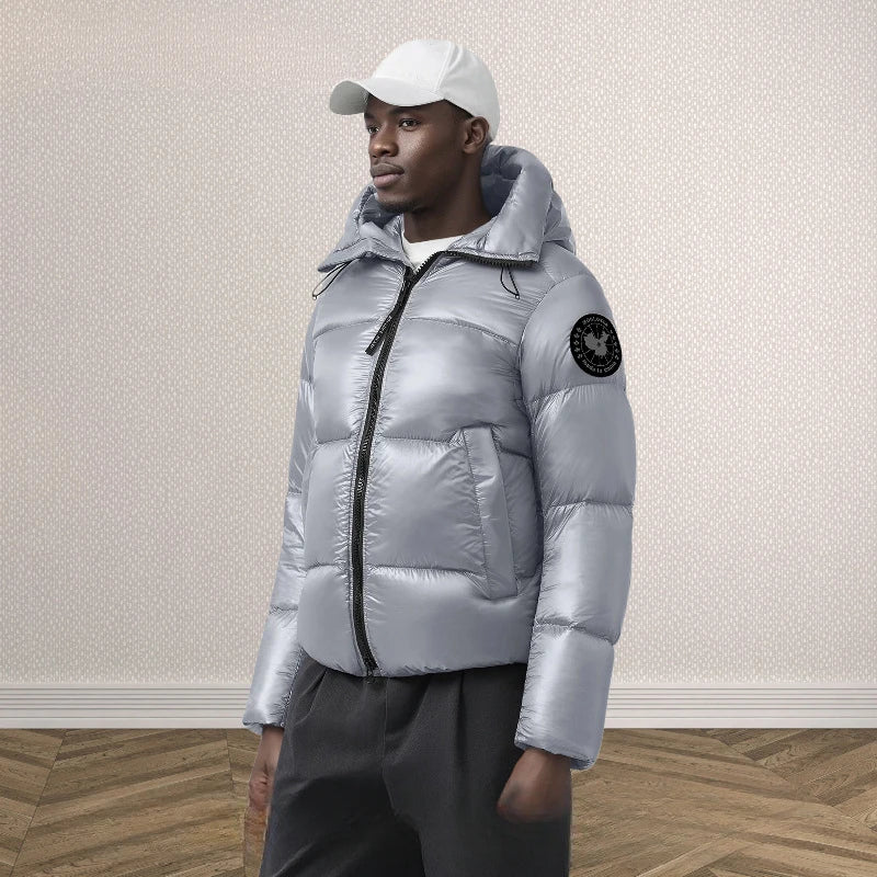 W2EJOURNEY EU US Size High Quality Vintage Autumn Winter Outdoor Streetwear Men and Women Warm Hooded Puffer  DownJacket