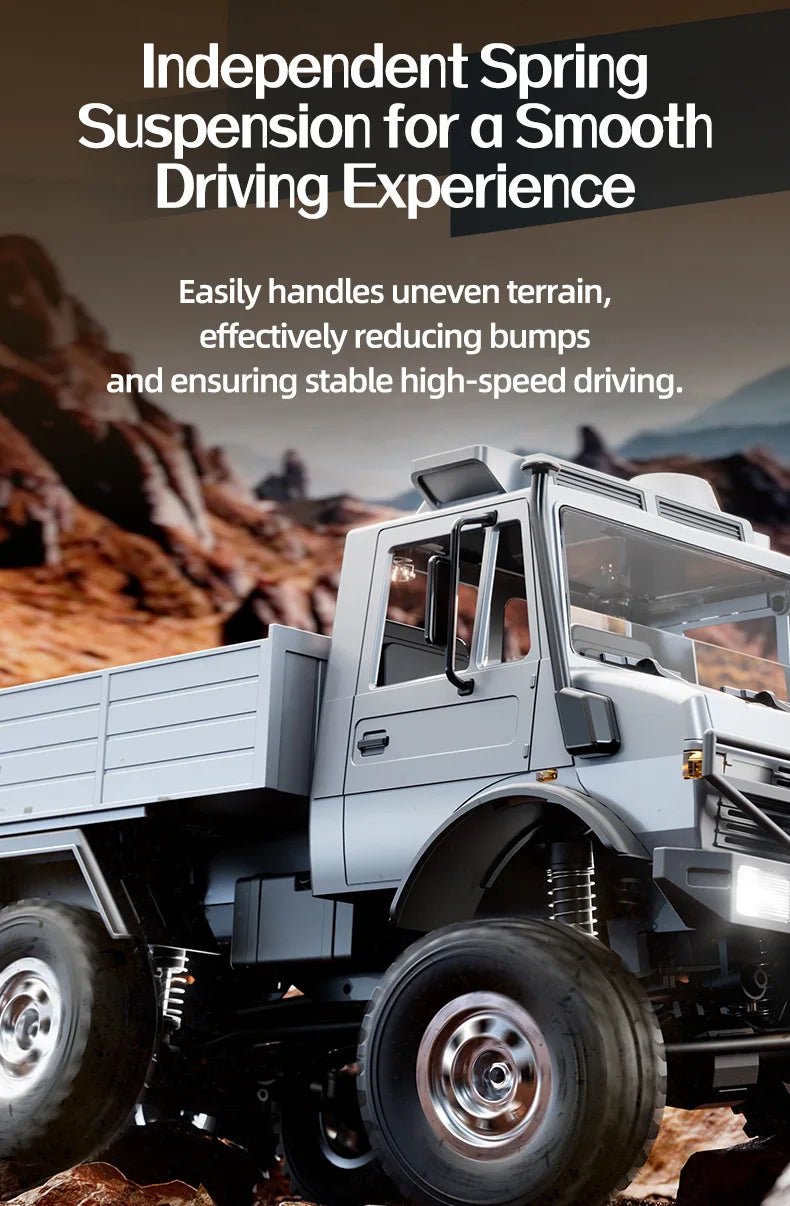 JJRC C8823 Rc 1:18 Scale Remote Control Off-Road Car Six-Wheel Drive Climbing Toy Full Proportion Rc Truck Toy Boys Gift