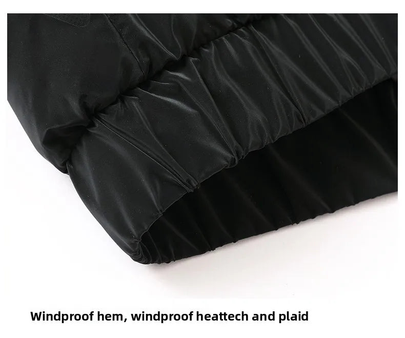 Top Grade Men's 2025 New Bubble Puffer Parka Jacket Windbreaker Coats Short Stand Collar Thickened Quilted Outerwear