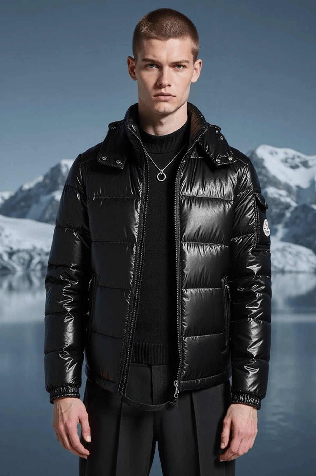 2024 New Men's Short Down Jacket Korean Style Trendy Winter Coat Fashionable Stylish Warm Puffer Jacket