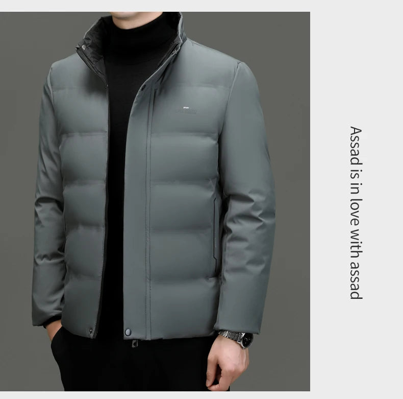 Top Grade Thicken Fashion Hooded Winter Warm Outerwear Designer Business Parka Coat Mens Newest Jacket Windbreaker