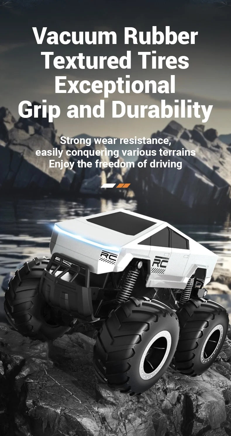 JJRC 1:18Q185 Amphibious RC Crawler 4WD Waterproof Off-Road Stunt Car 2.4GHz Kids Remote Control Toy All-Terrain Water Land Gift