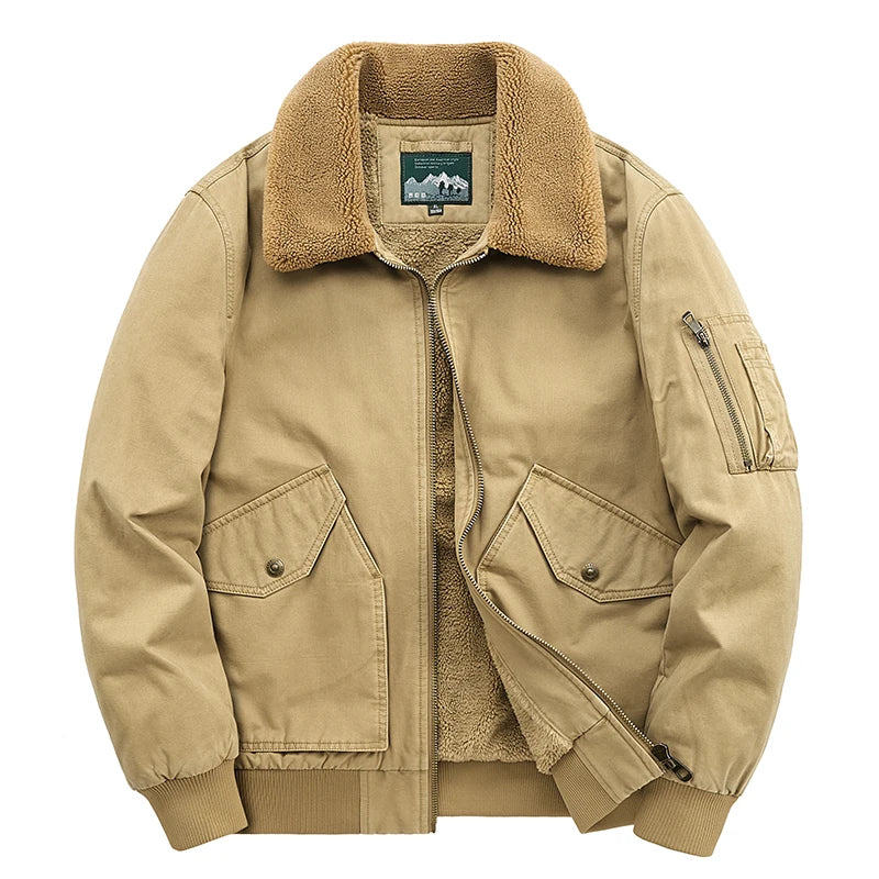 Men's Cotton Winter Clothes New Thick Casual Cotton-padded Men Clothing Lapel Warmth Thick Down Jacket Youth Thick Down Jackets