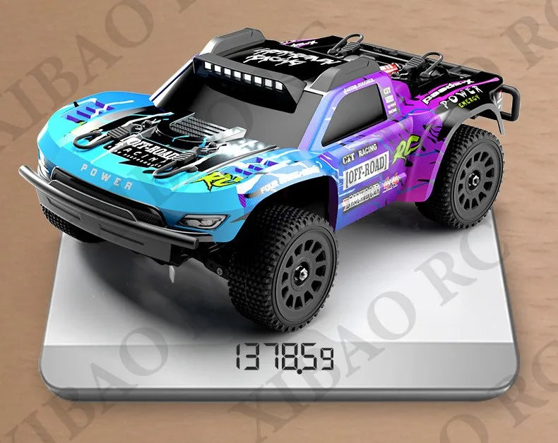 Rc Car Off Road 4x4 High Speed 70KM/H Remote Control Car with LED Headlight Brushless 4WD 1/16 Monster Truck Toys for Boys Gift