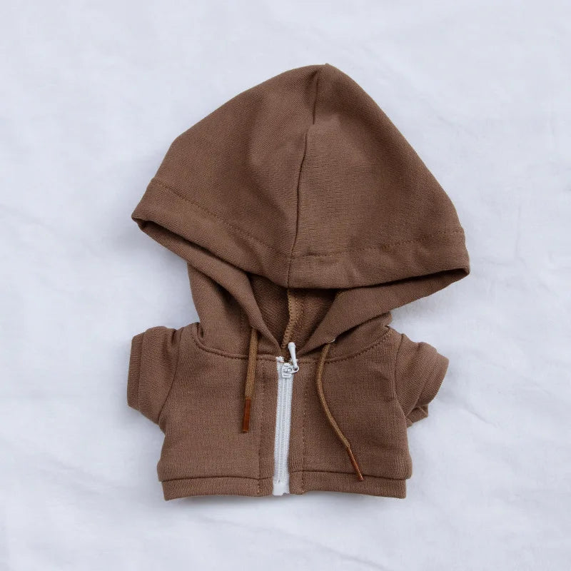 For 10cm Doll Clothes 15cm 20cm Dolls Clothes Outfit Hoodie Dolls Accessories Cultivate Hands-on Ability Children's Gift Toys