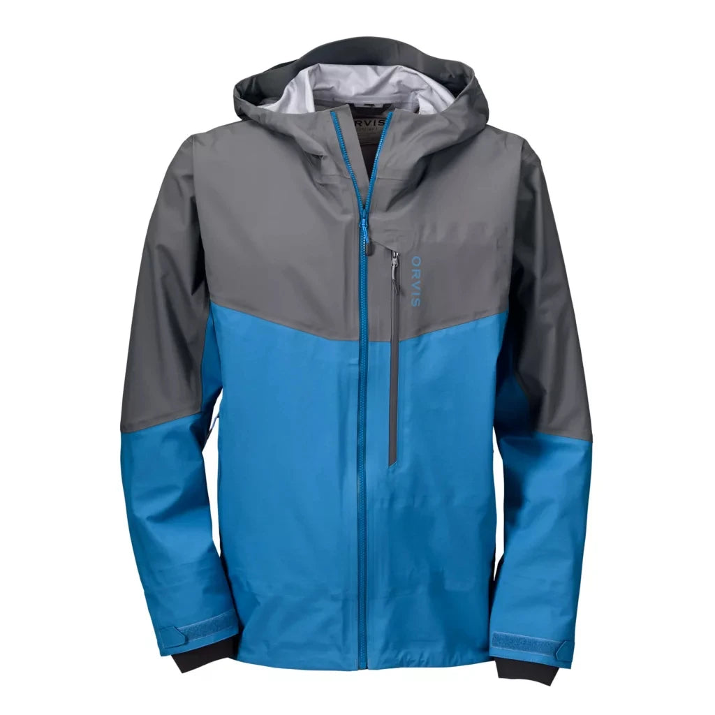 Men's Ultralight 3L Wading Jacket Waterproof Breathable for Hunting Camping Fishing - Lightweight Outdoor Rain Outwear