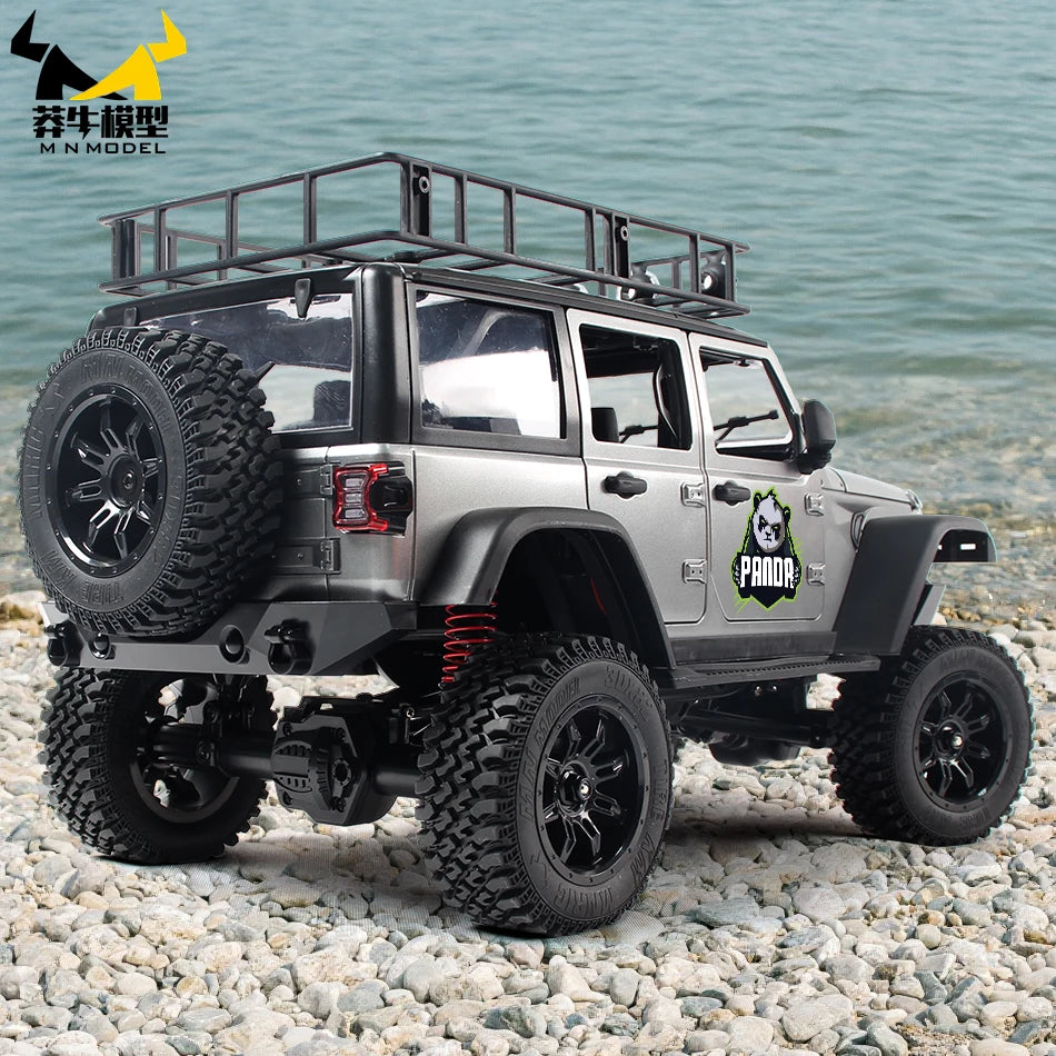 MN MODEL 1:12 Panda RC 4X4 Diving Wading Off-road Car Rock Crawler All Terrain Vehicle Buggy SUV Climbing Truck Toy for Adult
