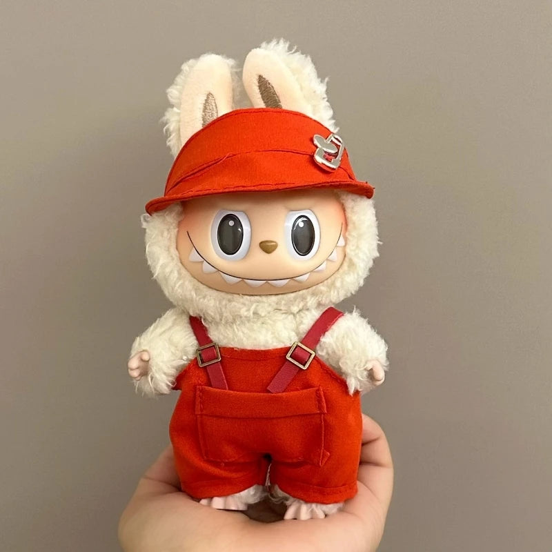 Labubu Doll Clothes Set for V1/V2 Ropa Labubu Dolls Strap Pants Set Cute Skirt Overalls Accessories Children's Toy Gifts