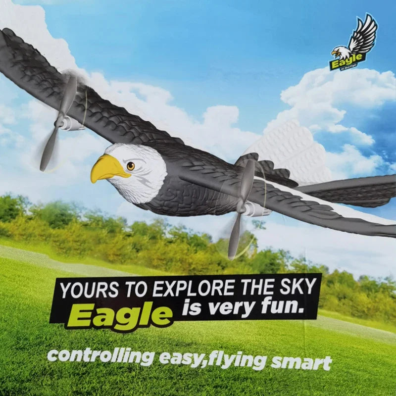 Cross Border Foam Toys FX651 RC Eagle Fixed Wing Aircraft Bald Head Eagles Glider Hot Selling Toys Gifts for Kids