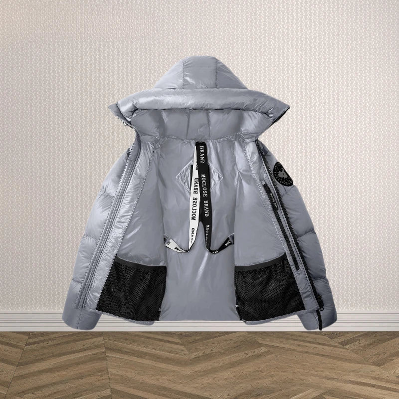 W2EJOURNEY EU US Size High Quality Vintage Autumn Winter Outdoor Streetwear Men and Women Warm Hooded Puffer  DownJacket