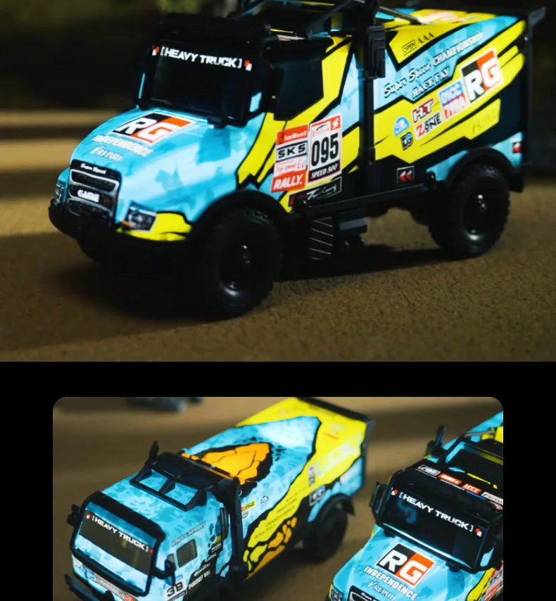 Remote Control Heavy Duty Race Trucks Rally Inspired Climbing Off-Road Vehicle With Lights Electric Models Kids Birthday Gifts