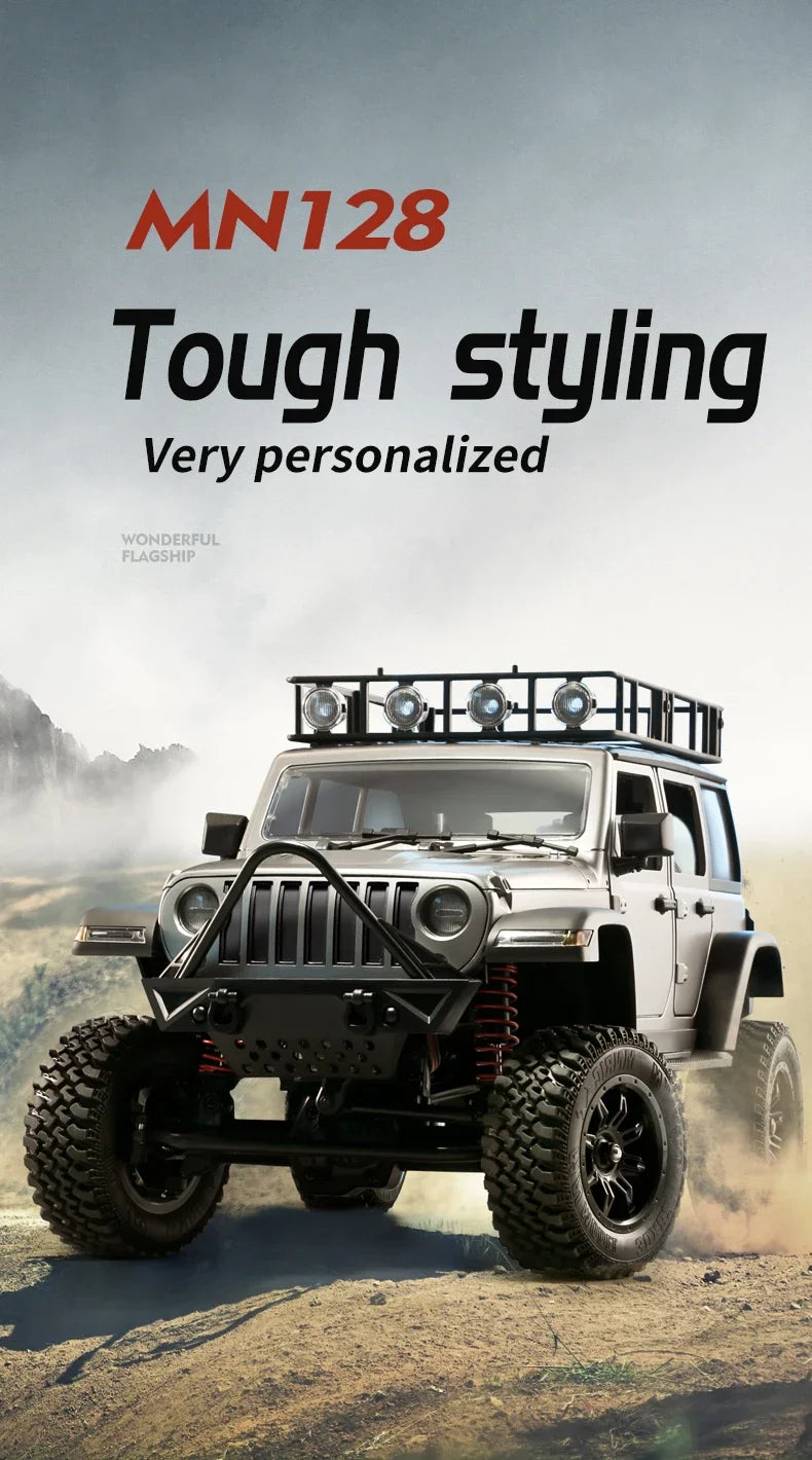 MN MODEL 1:12 Panda RC 4X4 Diving Wading Off-road Car Rock Crawler All Terrain Vehicle Buggy SUV Climbing Truck Toy for Adult