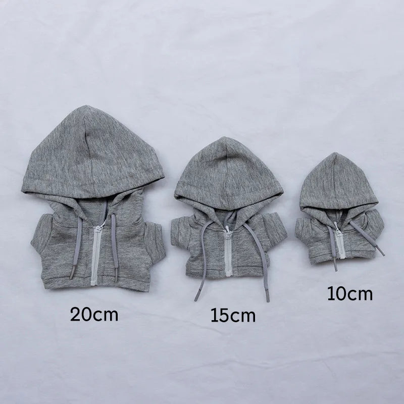 For 10cm Doll Clothes 15cm 20cm Dolls Clothes Outfit Hoodie Dolls Accessories Cultivate Hands-on Ability Children's Gift Toys