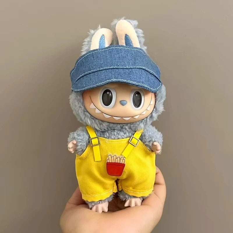 Labubu Doll Clothes Set for V1/V2 Ropa Labubu Dolls Strap Pants Set Cute Skirt Overalls Accessories Children's Toy Gifts