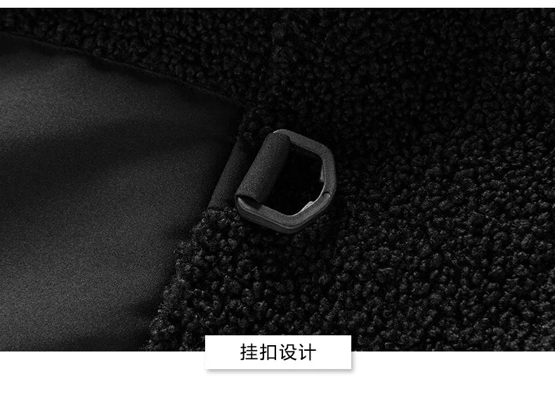 New Autumn Winter Sports Outdoor Stand Up Collar Casual Loose Couple Coat Men'S Thick Fashion Versatile Warm Polar Fleece Jacket