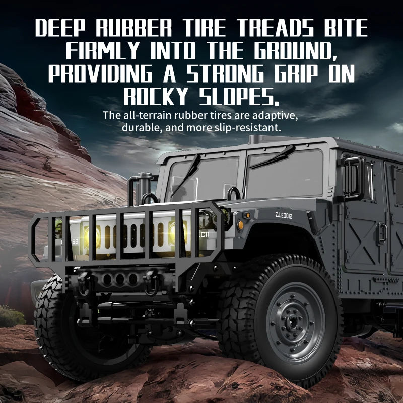C8835 Remote Control Car 1:16 2.4G 4WD Military Truck Off-Road Rc Vehicle Climbing Toy For Kids Adults Gift Summer Outdoor Hobby