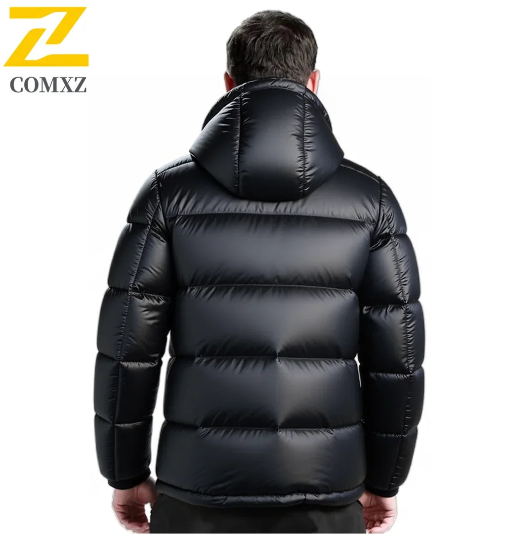 2024 New Men's Short Down Jacket Korean Style Trendy Winter Coat Fashionable Stylish Warm Puffer Jacket