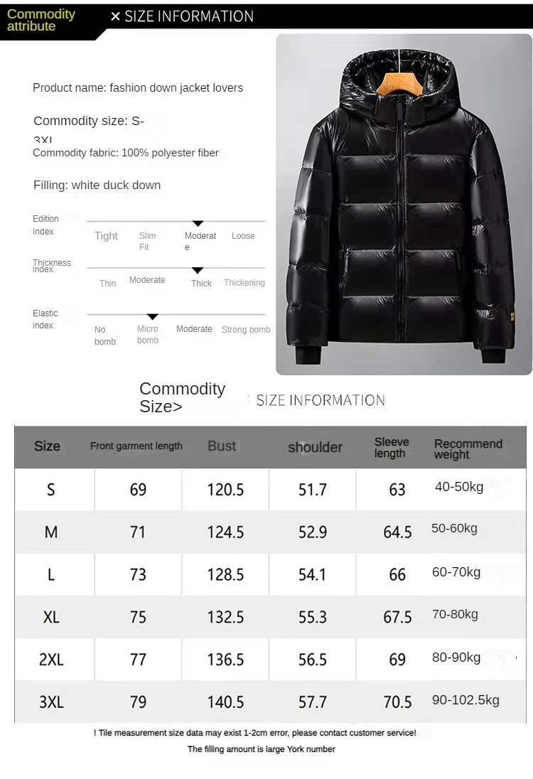 Winter Jacket For Men Top Quality Goose Down Coat Parka Men Winter Jacket Coat New Warm Fashion Hooded Long Down Jacket Canada