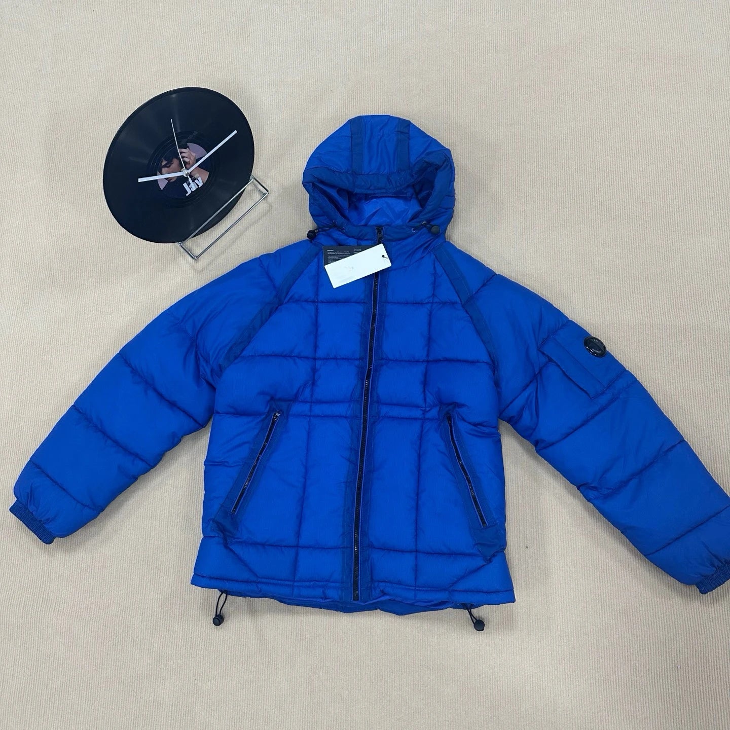 2025 Italian CC Glass Black Button Brand Style Men Winter Coat 3 Labels Logo  Jackets Men's Lightweight Thermal Coat Hooded Coat