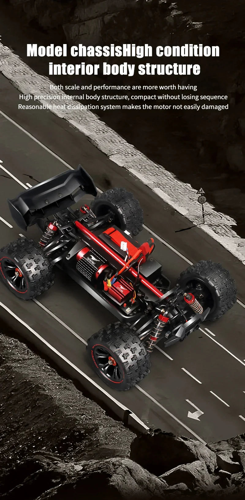 1:14 85KM/H or 50KM/H 4WD RC Car with LED Remote Control Cars High Speed Drift Monster 4x4 Truck for Kids Vs Wltoys 144001 Toys