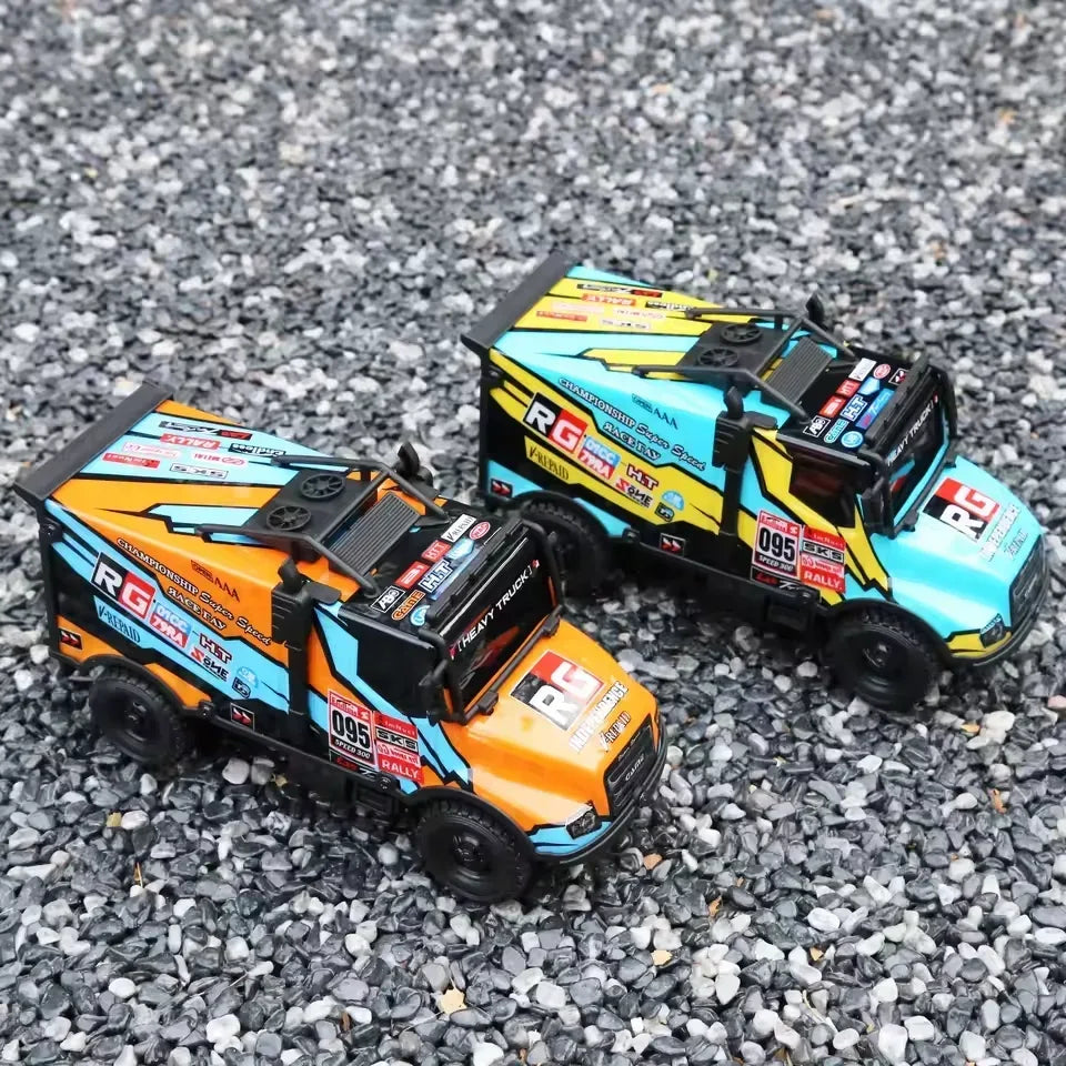 Remote Control Heavy Duty Race Trucks Rally Inspired Climbing Off-Road Vehicle With Lights Electric Models Kids Birthday Gifts