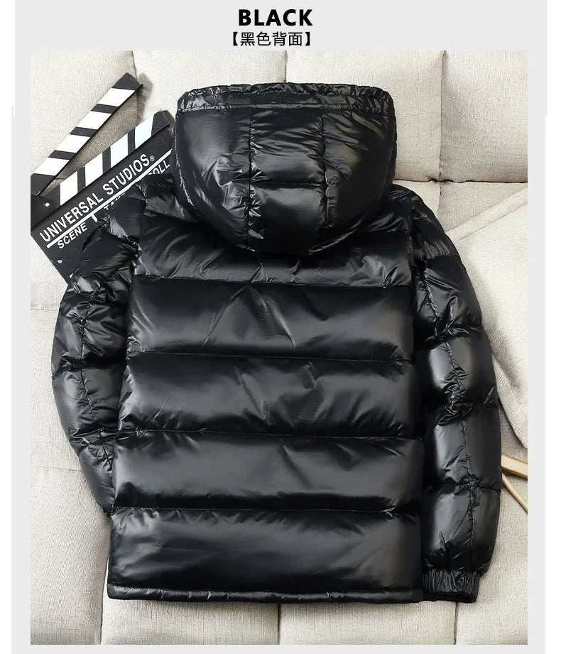 2024 New Men's Short Down Jacket Korean Style Trendy Winter Coat Fashionable Stylish Warm Puffer Jacket