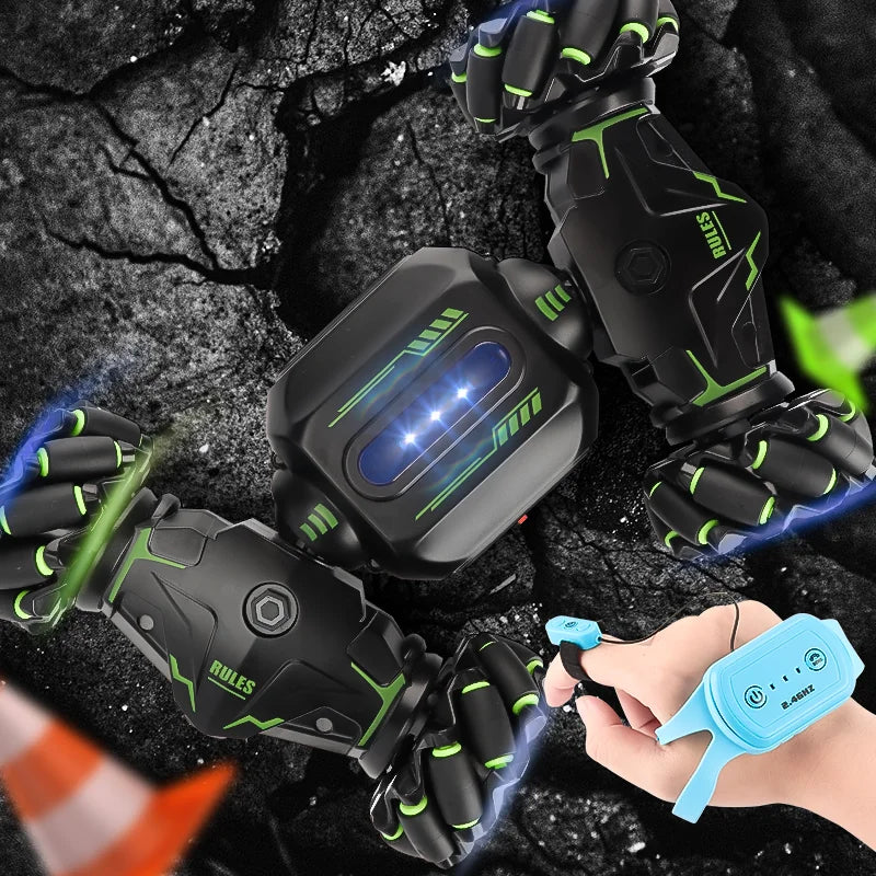 2.4G RC Toy Car Gesture Sensing Twisting Stunt Drift Climbing  Remote Controlled Cars Toys For Children Boys A Birthday Present