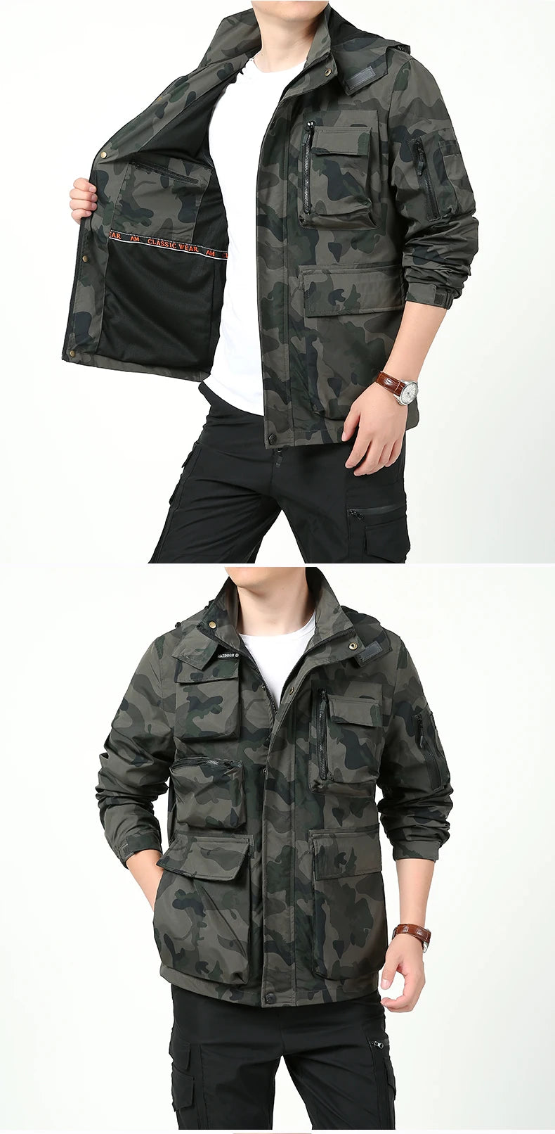 New Outdoor Sports Leisure Camouflage Clothing for Autumn and Winter Windproof Breathable and Versatile Stormtrooper Clothes