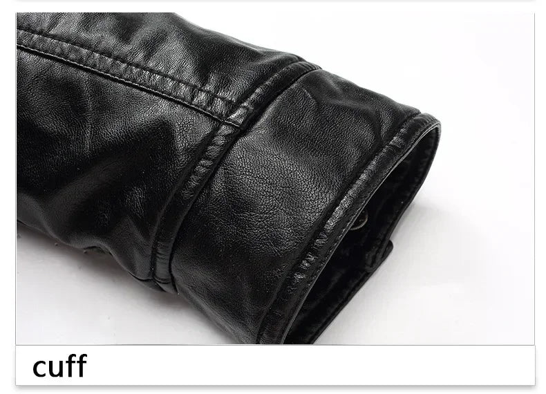 Plus Velvet Pu Leather Jacket Casual Blazer Jackets Men's Slim Fit Coats Jacket Streetwear Man Outerwear Leather Suit Vintage