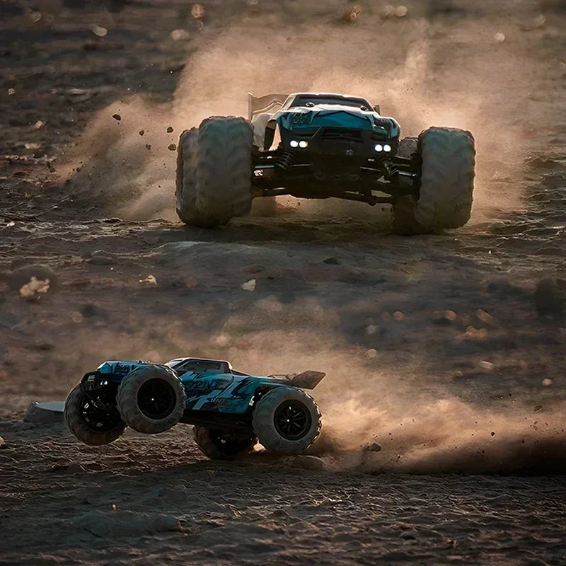 1:16 75KM/H or 50KM/H 4WD RC Car with LED Remote Control Cars High Speed Drift Monster Truck for Kids Vs Wltoys 144001 Toys