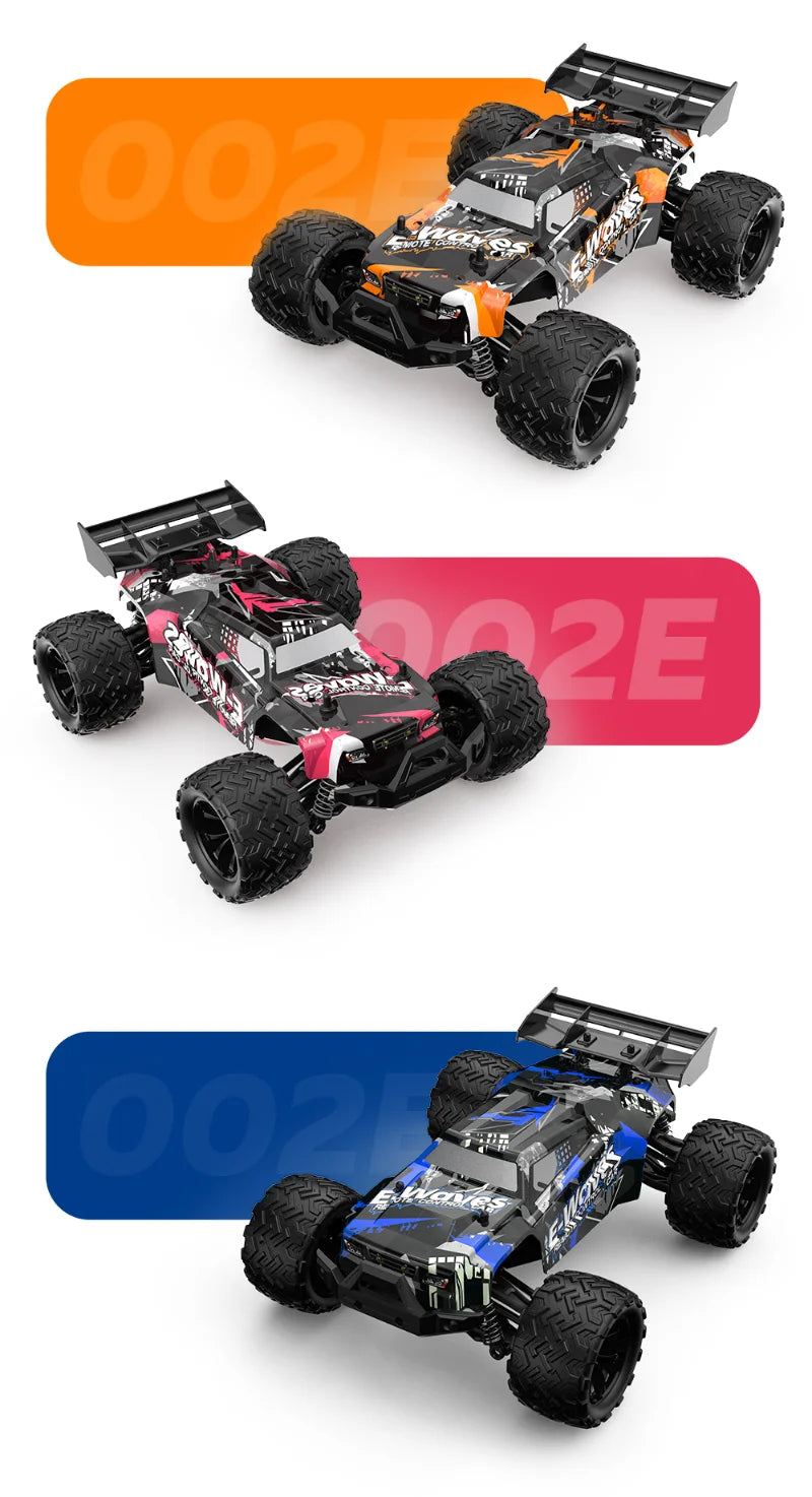 1:14 4WD RC Car Toy - 4x4 Off Road Drift Racing, 45KM/h Super Brushless High Speed - Waterproof Remote Control Truck for Kids