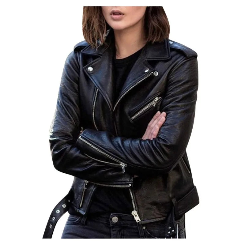 First Mfg Co - SuperStar - Men's Motorcycle Biker Riding Black Leather Jacket