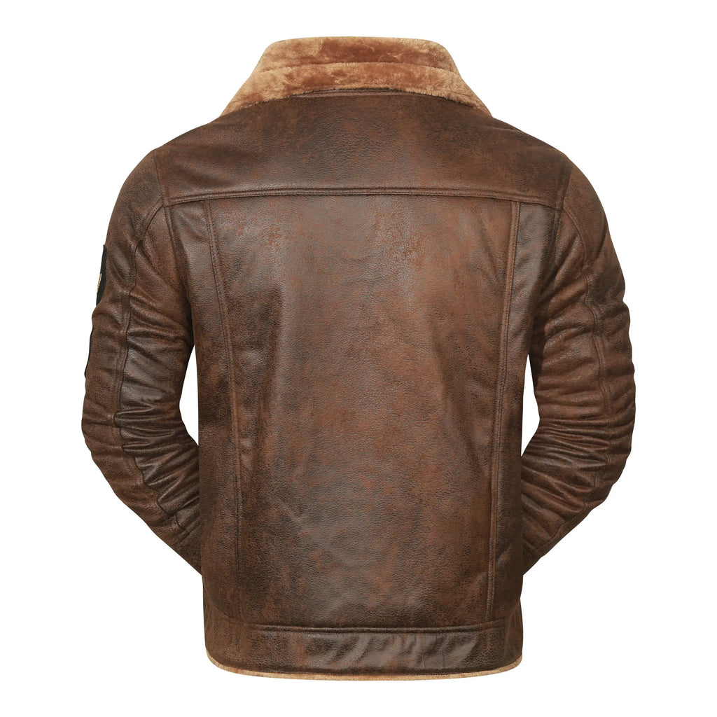 2025 New High Quality Leather Jackets Business Genuine Leather Bomber Jacket Men Real Leather Flights Jacket Black Pilot Coats