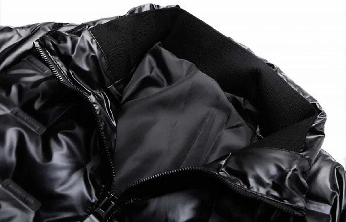 Man Padded Coat Glossy Parkas Lightweight Puffer Down Jackets For Men Short Padding Winter Korean Style Warm Clothes Models Hot