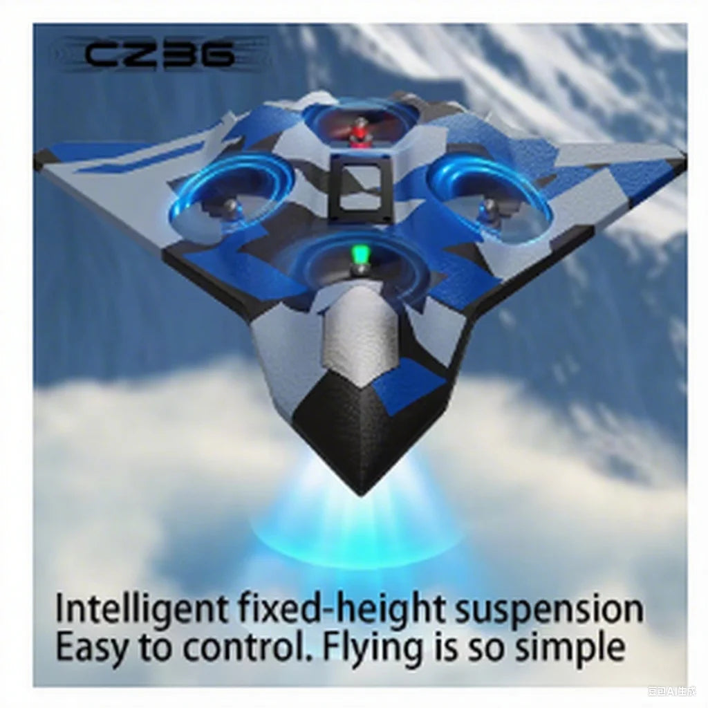 CZ36 Foam RC Aircraft Stunt Surround Upgraded Glider, Multi - player Interactive Toy Capable of Throw - to - Fly
