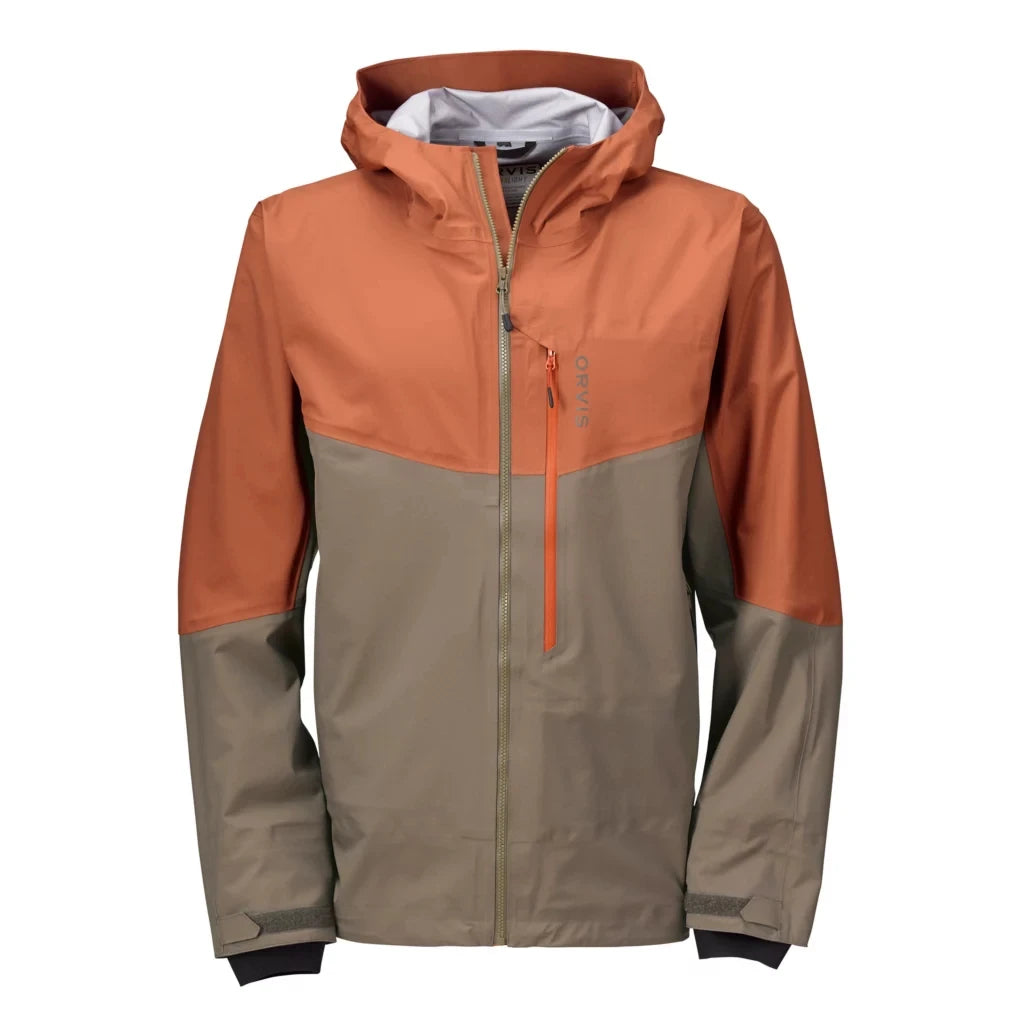 Men's Ultralight 3L Wading Jacket Waterproof Breathable for Hunting Camping Fishing - Lightweight Outdoor Rain Outwear