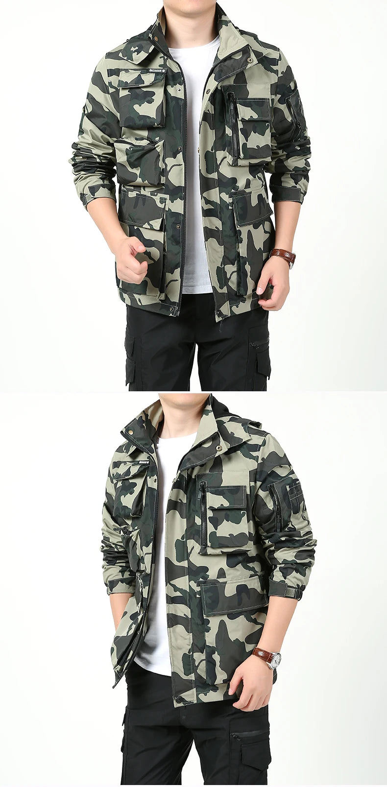 New Outdoor Sports Leisure Camouflage Clothing for Autumn and Winter Windproof Breathable and Versatile Stormtrooper Clothes